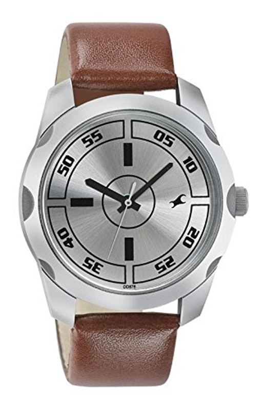 Fastrack Casual Analog Silver Dial Men's Watch - 3123SL02
