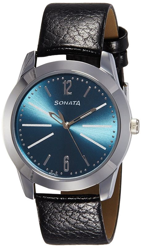 Sonata Analog Blue Dial Men's Watch (7924SL07)