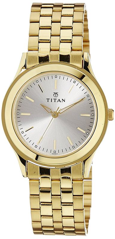 Titan Analog Silver Dial Men's Watch - 1648YM01