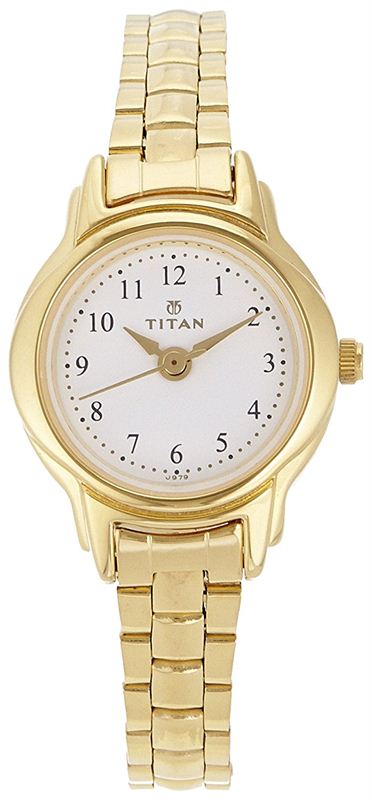 Titan Analog White Dial Women's Watch - NE2401YM01