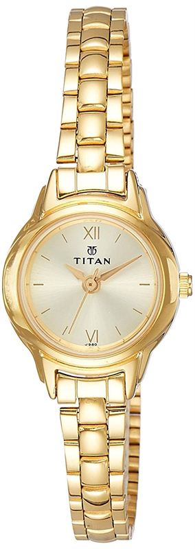 Titan Multi-Function Analog Beige Dial Women's Watch - NE2401YM02