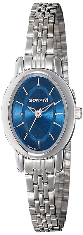 Sonata Analog Blue Dial Women's Watch - 8100SM04