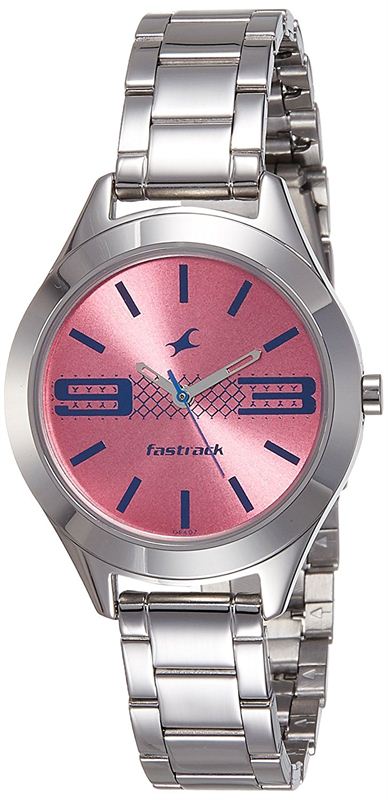 Fastrack Analog Pink Dial Women's Watch-6153SM02