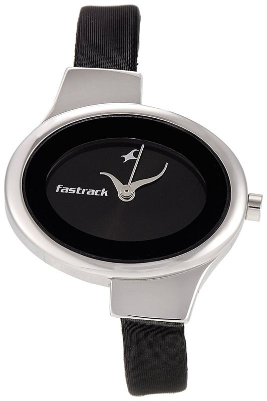 Fastrack Analog Black Dial Women's Watch - 6015SL02
