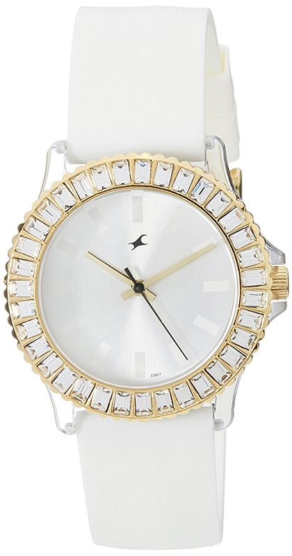 Fastrack Hip Hop Analog White Dial Women's Watch - 9827PP01
