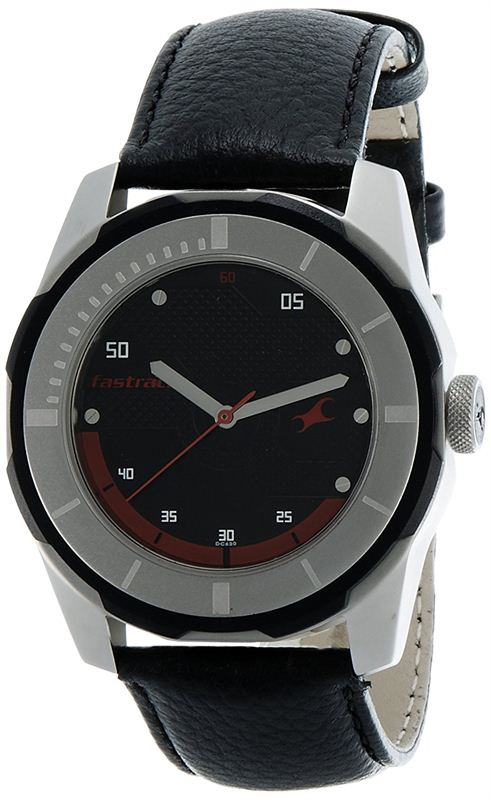 Fastrack Analog Black Dial Men's Watch - 3099SL06