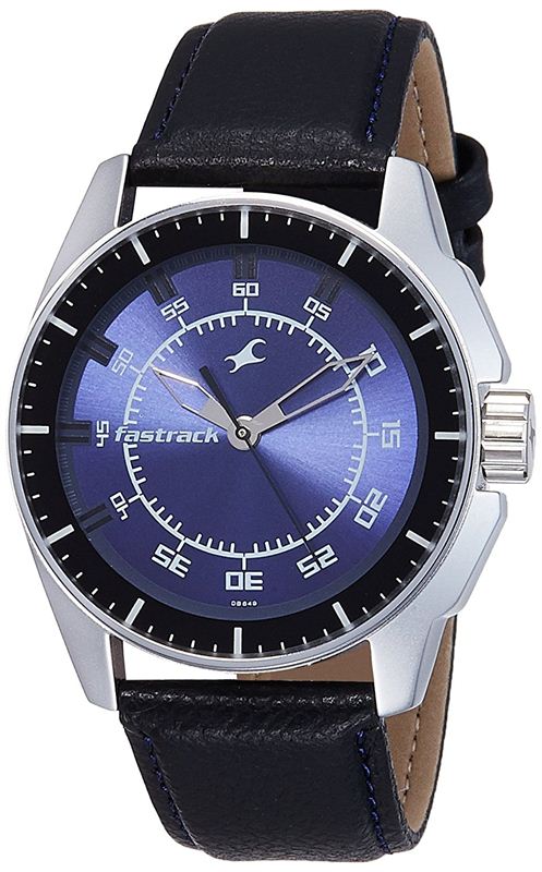 Fastrack Black Magic Analog Blue Dial Men s Watch NE3089SL01