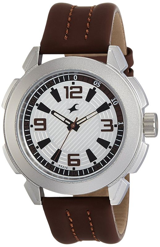Fastrack Analog Silver Dial Men's Watch - 3130SL01