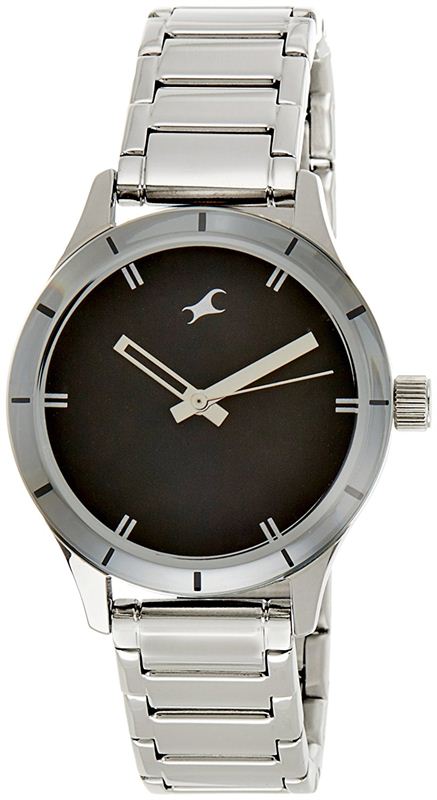 Fastrack Monochrome Analog Black Dial Women s Watch 6078SM06