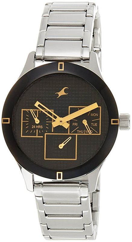 Fastrack Monochrome Analog Black Dial Women's Watch - 6078SM09