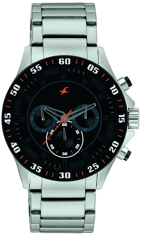 Fastrack Analog Black Dial Men's Watch - 3072SM04