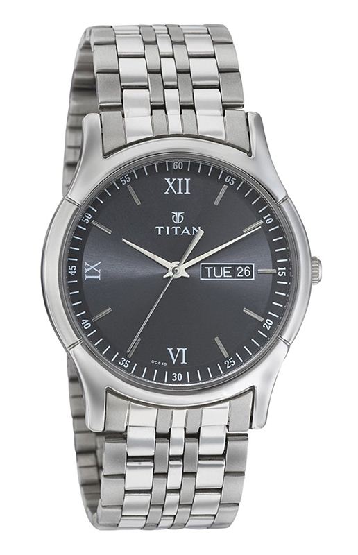 Titan Karishma Analog Black Dial Men's Watch -1636SM01