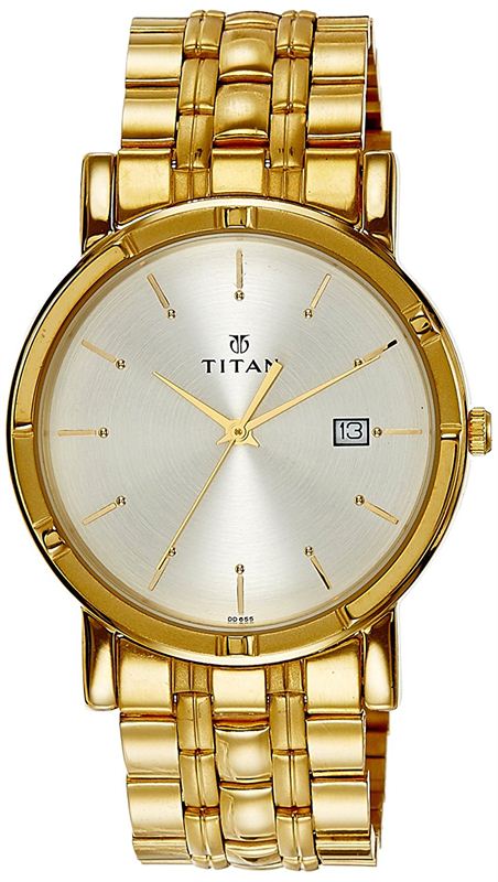Titan Karishma Analog Silver Dial Men s Watch 1639YM01 Send Gifts for Bhai Tika 18 Kartik 03 November Tihar to Nepal. Masala Basket cakes sweets fruits shirts pants and more