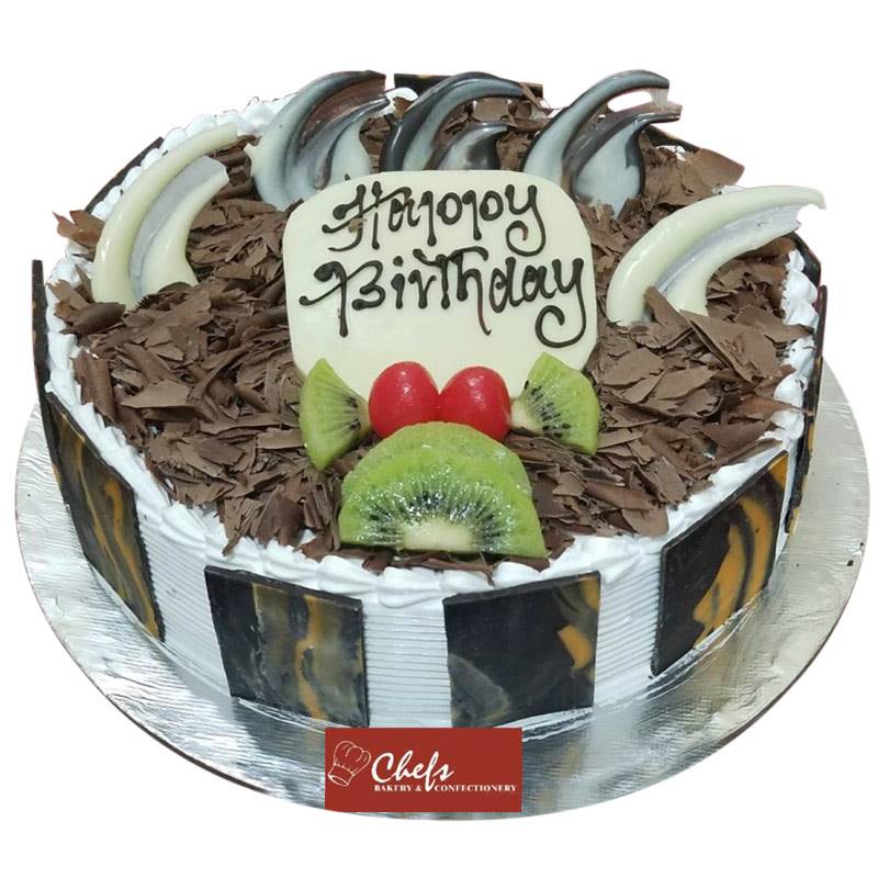 Black Forest Cake (1 kg) from Chefs Bakery Send Gifts