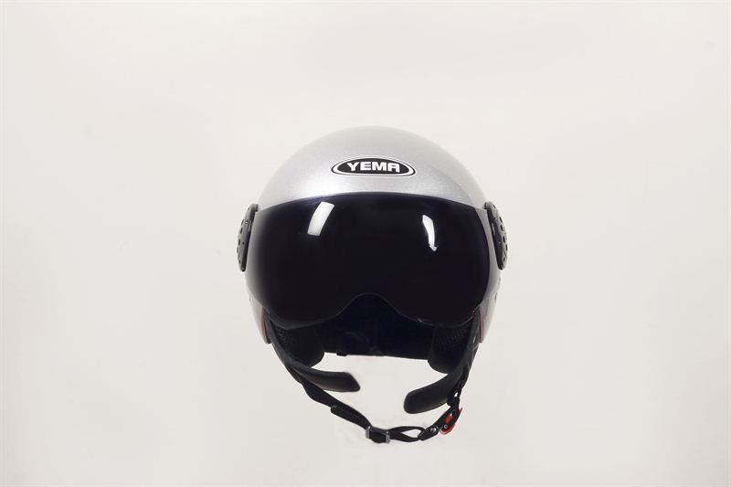 YEMA Open Face Helmet - Model 611 (White)