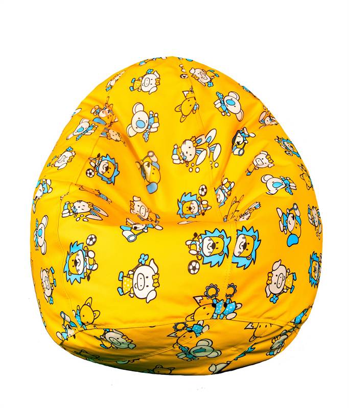 Classic Bean Bag - Cartoon Printed (Yellow) - Send Gifts and Money to Nepal Online from Classic Bean Bag - Cartoon Printed (Yellow) - Send Gifts and Money to Nepal Online from