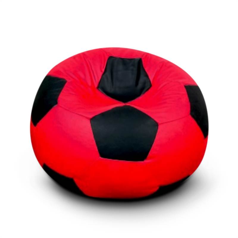 Football Bean Bag - Red and Black