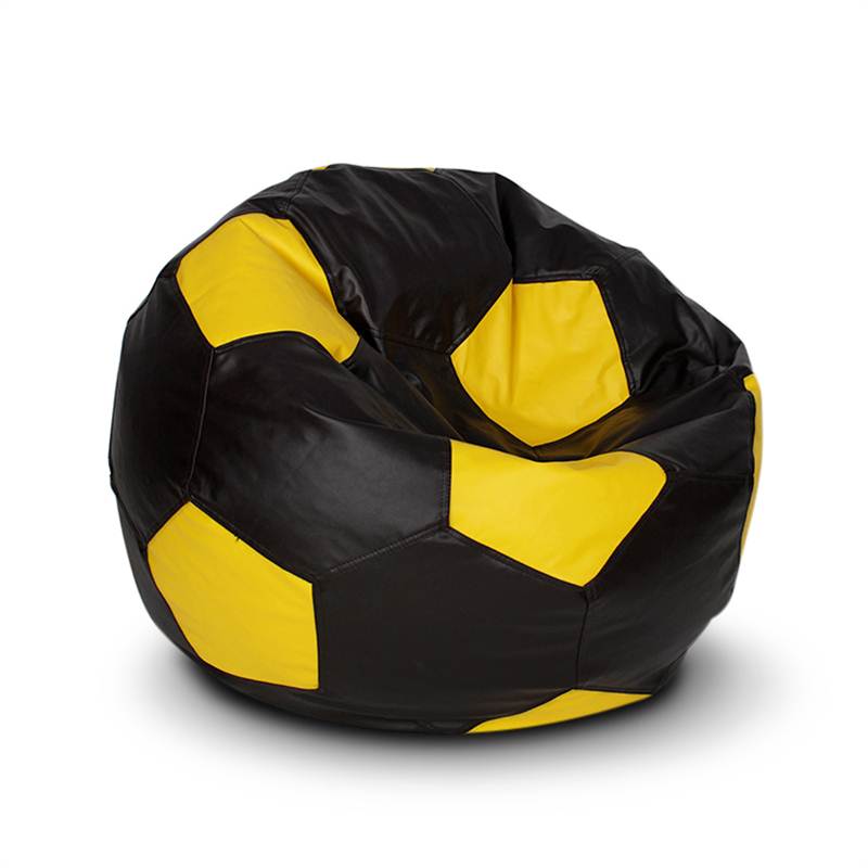 Football Bean Bag - Black and Yellow
