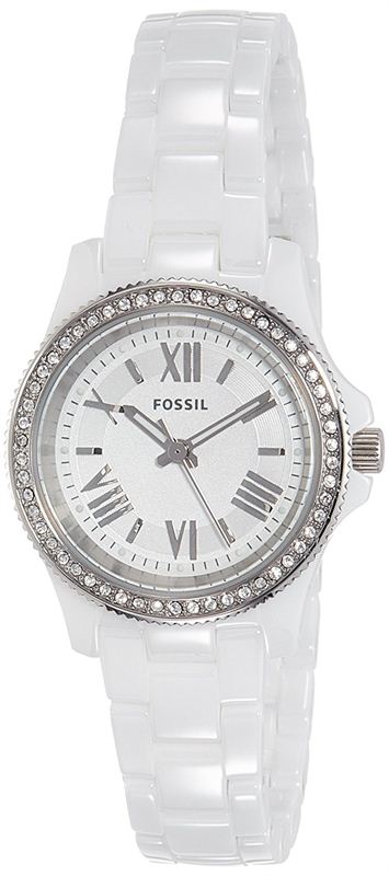 Fossil End of Season Cecile Analog White Dial Women's Watch - CE1085