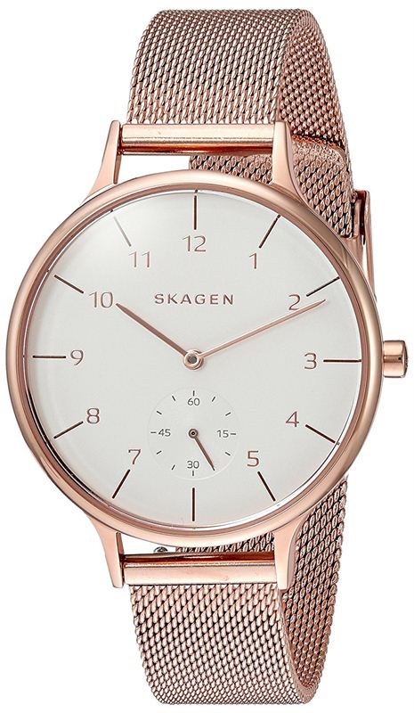 Skagen Chronograph White Dial Women's Watch-SKW1079