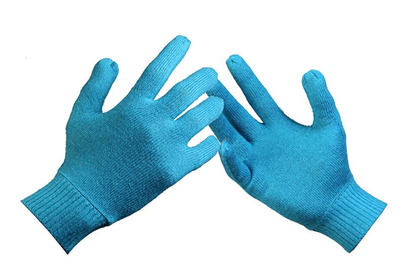 Pashmina Gloves - Lt. Blue