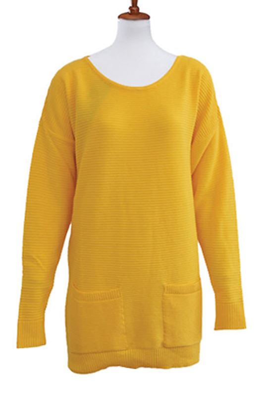 Solid Color Pullover with Front Pockets (LL-16-11)