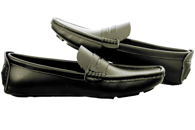 Men's Black Loafer Shoes (LO 001)