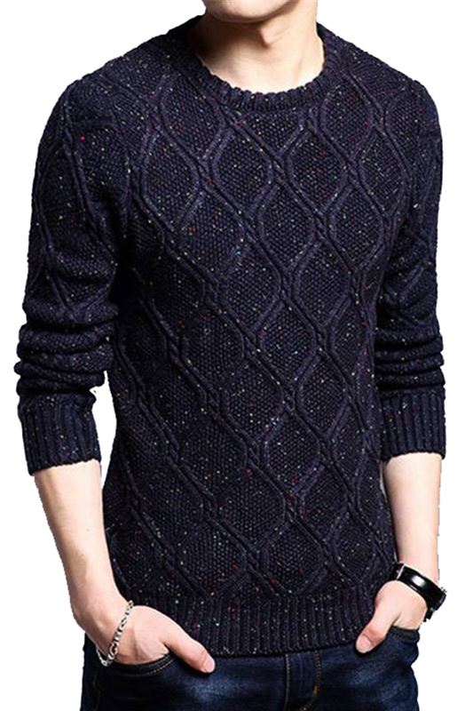 Men's Dark Blue Sweater (S 004)