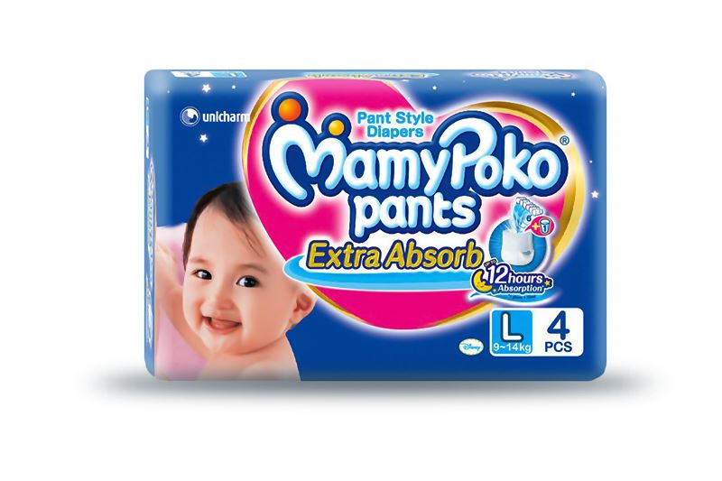 Buy MamyPoko Pants Extra Absorb Baby Diapers Large L 74 Count 914 kg  Online at Low Prices in India  Amazonin