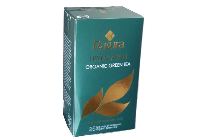 Rakura Himalayan Organic Green Tea 25tea Bag