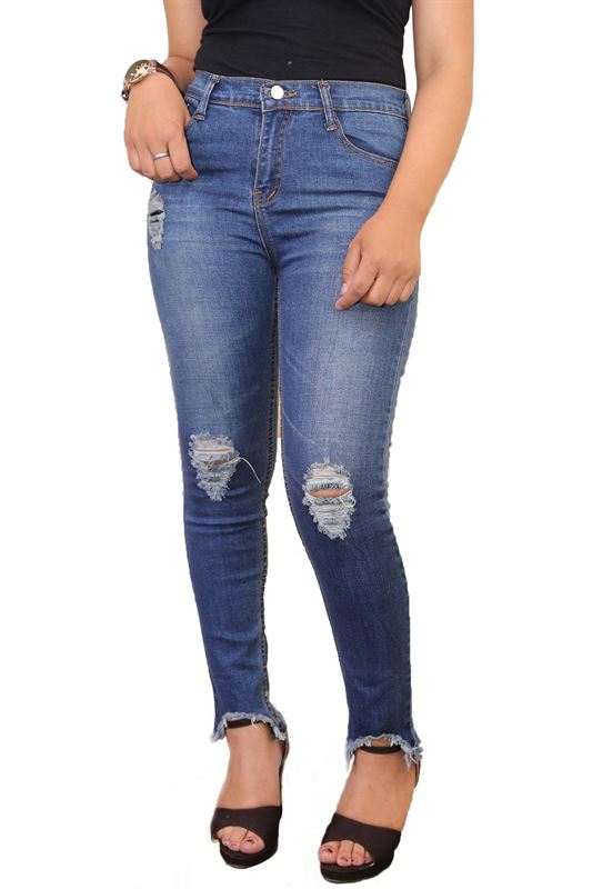 Ladies Grunge Jeans Pants (LJ 009)