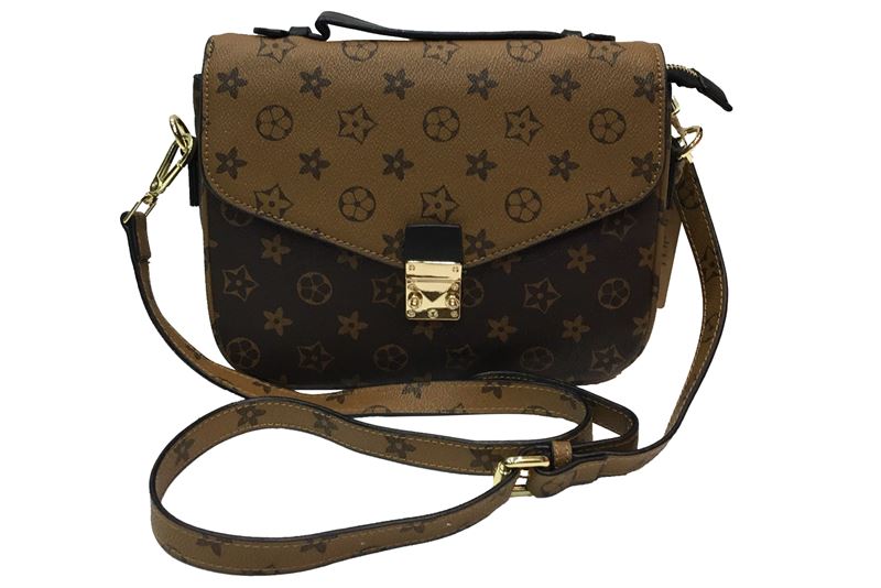 LV Casual Brown Handbag with Flap (Decent Replica)
