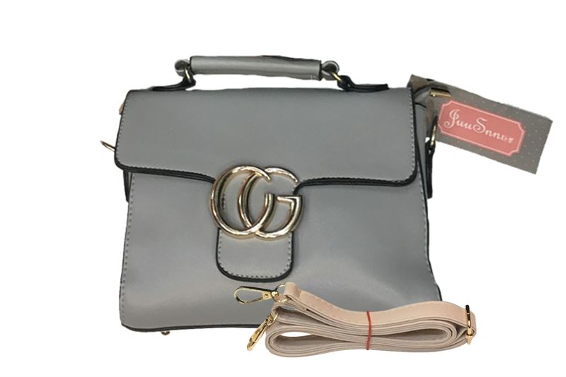 Casual Light Grey Handbag