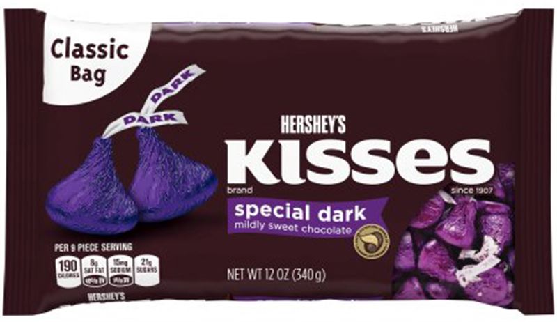 Hershey's Kisses Special Dark Mildly Sweet Chocolate (340g)