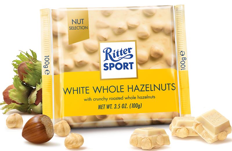 Ritter Sport White Whole Hazelnut (100g)