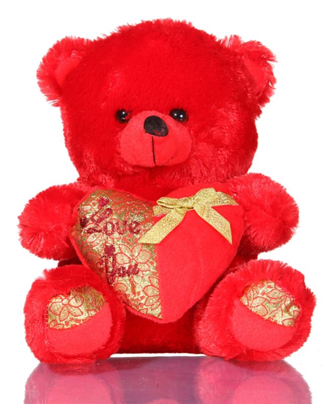 small red teddy bear