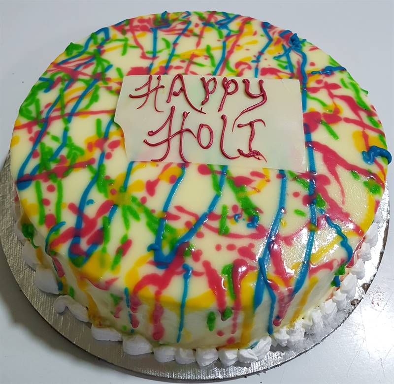 Holi Special Chocolate Cake (1 kg) from Chefs Bakery