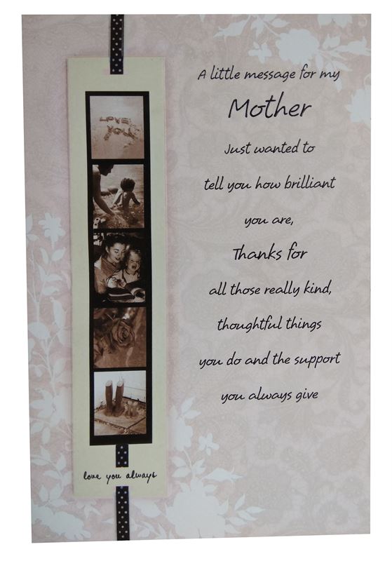 A Little Message for My Mother Card