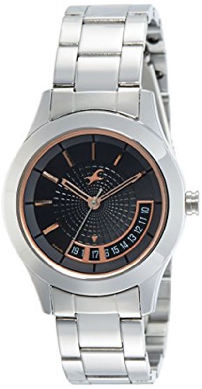 Fastrack Analog Black Dial Women's Watch-6165SM01