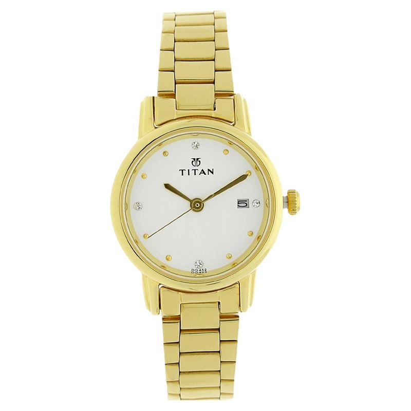 Titan Karishma White Dial Analog Watch for Women - 2572YM01