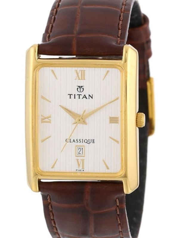 Titan Classique Analog Silver Dial Unisex Watch - 669YL01