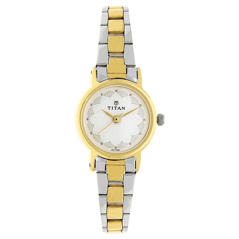 Titan White Dial Analog Watch for Women - 917BM01