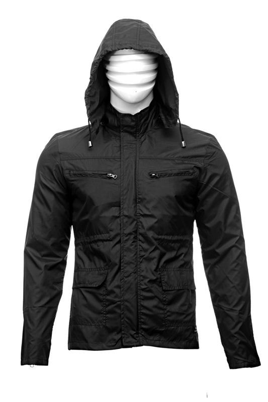 Black Stylish Windcheater (L)