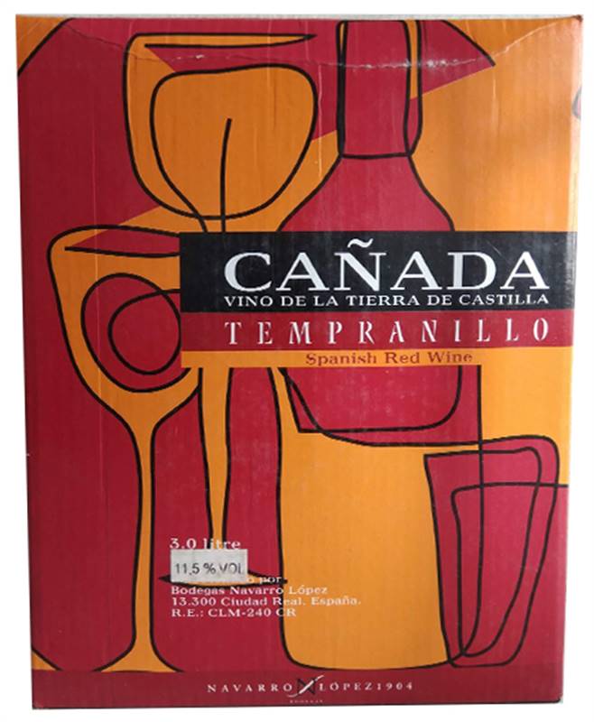 Canada 3 Ltr Tempranillo Red Wine