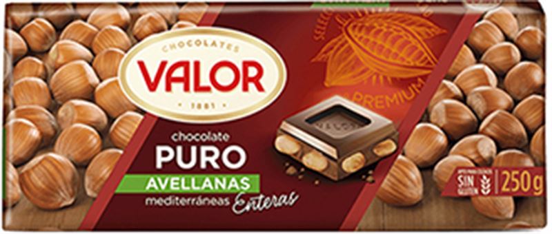 Valor Puro Avellanas Chocolate (250g)