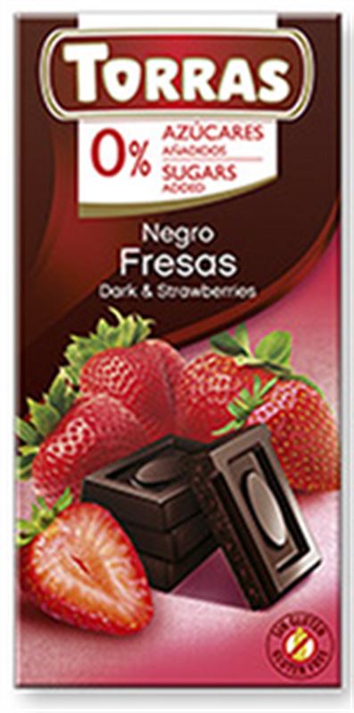 Torras Negro Fresas (75g)