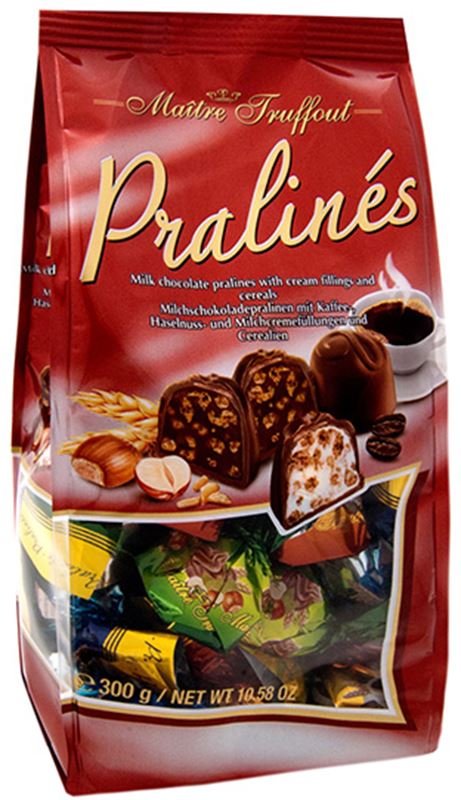 Praline - Milk Chocolate Pralines with Cream Fillings and Cereals (300g)