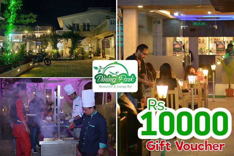 Dining Park Gift Voucher worth Rs.10,000
