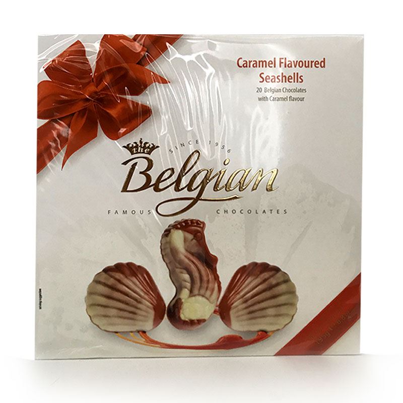 Belgian Caramel Flavoured Seashells (195g)