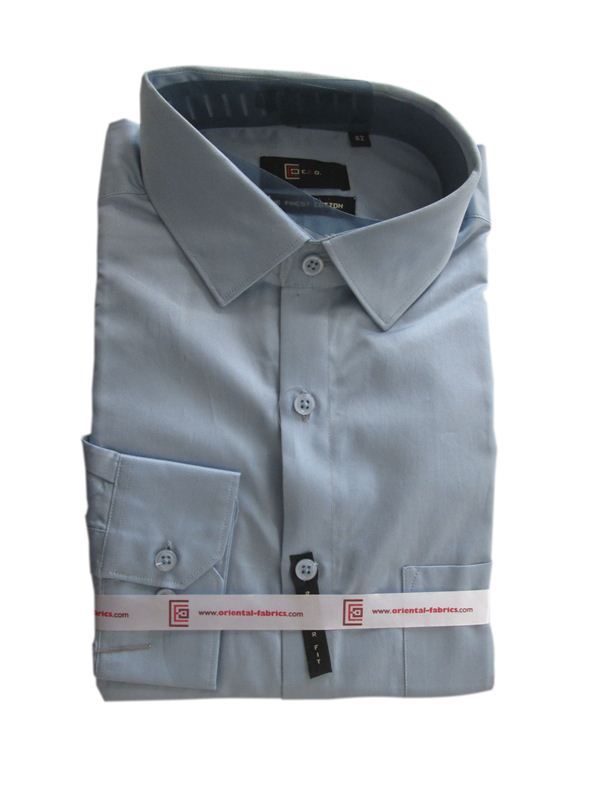 CEO Men's Heather Blue Shirt (Full Sleeves)